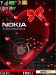 Download mobile theme animated love Nokia