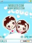 Download mobile theme couple love