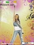 Download mobile theme Hannah montana