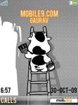 Download mobile theme cow painting