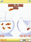Download mobile theme gold fish jump