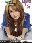 Download mobile theme Miley Cyrus4