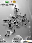 Download mobile theme Silver Music