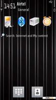 Download mobile theme black stripes