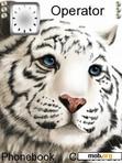 Download mobile theme white tiger