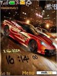 Download mobile theme Need for speed clock