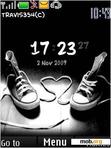 Download mobile theme Converse clock