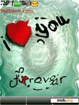 Download mobile theme I Love U