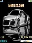 Download mobile theme Audi R8 Silver