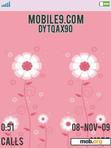 Download mobile theme Sweet flowers