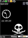 Download mobile theme Pirate clock