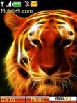 Download mobile theme Fractal Tiger