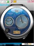 Download mobile theme Blue Diesel Xtreme Digital Clock