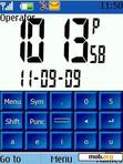 Download mobile theme big clock