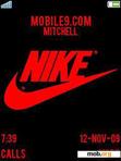 Download mobile theme Nike Red