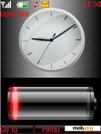 Скачать тему battery clock