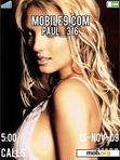 Download mobile theme Britney Spears Sildeshow