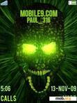 Download mobile theme Green Skull