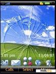 Download mobile theme Broken LCD