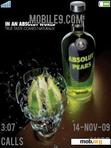 Download mobile theme Absolut Pears