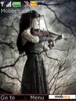 Download mobile theme gothic violin