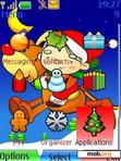 Download mobile theme Cute Santa