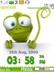 Download mobile theme Lizard clock