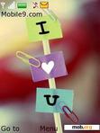 Download mobile theme i love you