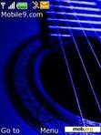 Download mobile theme blue guitar