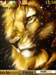 Скачать тему Animated Gold lion