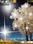 Download mobile theme Animated Night tree