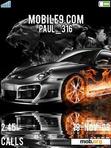 Download mobile theme Porsche Flame