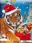 Download mobile theme New Year's tiger (animation)