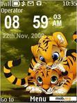 Download mobile theme Cute Cubs Clock