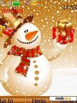 Download mobile theme Cute Snowman