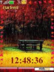 Download mobile theme Autumn Clock