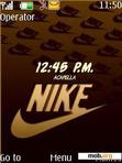 Download mobile theme Bronze Nike Digital Clock By ACAPELLA