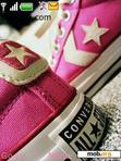 Скачать тему pink converse