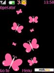 Download mobile theme Colored Butterfly