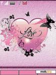 Download mobile theme pink love