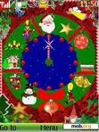 Download mobile theme Xmas Clock