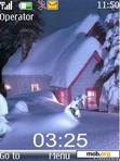 Download mobile theme Winter Scene