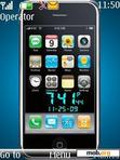 Download mobile theme Iphone Clock