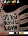 Download mobile theme all you need is love