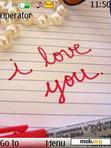 Download mobile theme I Love You