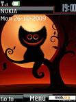 Download mobile theme Halloween Kittten