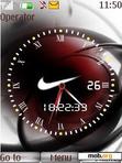 Download mobile theme Flash Nike Clock