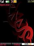 Download mobile theme Graffiti Red