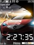 Download mobile theme BenZ Clock