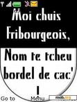 Download mobile theme Moi chuis fribourgeois, nom tetcheu bord